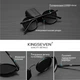 Мужские поляризационные солнцезащитные очки KINGSEVEN N7375 Black Gray - изображение 4