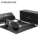Мужские поляризационные солнцезащитные очки KINGSEVEN 7777 Gun Gray - изображение 1
