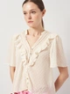 Блузка женская Zara 3359/825 XS Молочная (03359825712016) - изображение 4