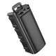 Портативна колонка HOCO BS52 Bluetooth акустика з мікрофоном караоке 20Вт бездротова колонка RGB USB microSD AUX FM радіо потужна колонка для вечірок переносна акустика з пультом ДУ і акумулятором 2200mAh - зображення 3