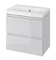 Умывальник с тумбой Cersanit Moduo Slim 62x37,5x59,5см серый (UN509-043) - изображение 1