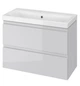 Умывальник с тумбой Cersanit Moduo Slim 62x37,5x79,5см серый (UN509-045) - изображение 1