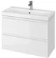 Умывальник с тумбой Cersanit Moduo Slim 62x37,5x79,5см серый (UN509-045) - изображение 2