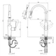 Смеситель для кухни Kroner KRP Makon-GRP030-T (CV033865) - изображение 2