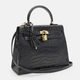 Сумка жіноча Borsa Leather K1EZE3167bl-black - зображення 2