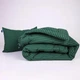 Набір MirSon №116 Сolor Fun Line 17-0612 Stripe Emerald Ковдра Демісезонна Односпальна 140х205 EcoSilk + Дві наволочки 50х70 (2200010852257) - зображення 3