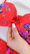 Комплект женского белья красный код П887 80В - изображение 3