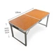 Стол складной для пикника усиленный Grand Picnic GP4262 120 х 60 см 4 стулья светло-коричневый - изображение 2
