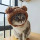 Шапка с ушками для кошек и собак Brown Pet Weight 2-4.5 kg - изображение 6