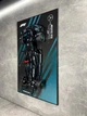 Арт Держатель Рамка на Стену 80x50 см. для фирменного конструктора Technic Mercedes-AMG F1 W14 E Performance (42171) Type-E - изображение 11