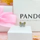 Срібна намистина-кліпса шарм Reflexions Сліпучий метелик Пандора Pandora - изображение 5