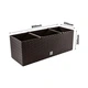 Балконный ящик RATO 800мм с вкладышем коричневый 74962-440 Prosperplast - изображение 3