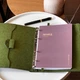 Професійний блокнот логопеда в обкладинці з еко-фетру Professional Journals Лондон А5 Зелений - зображення 2