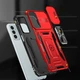 Ударопрочный чехол Epik Camshield Army Ring для Samsung Galaxy A26 5G Красный / Red - изображение 6