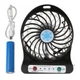 Вентилятор портативный настольный мини на аккумуляторе + USB Mini Fan 14х10х4 см Черный - изображение 2