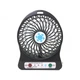 Вентилятор портативный настольный мини на аккумуляторе + USB Mini Fan 14х10х4 см Черный - изображение 3