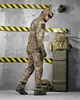 Тактичний літній еластичний костюм 3 в 1 вітровка, штани, футболка Combat Force Multicam M - зображення 3