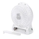Вентилятор портативный настольный мини на аккумуляторе + USB Mini Fan 14х10х4 см Белый - изображение 5