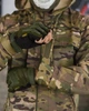 Армійський костюм Defender Мультикам ріп-стоп з відстібаючимся капюшоном і резинкою на поясі S - зображення 4