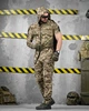 Тактичний літній еластичний костюм 3 в 1 вітровка, штани, футболка Combat Force Пиксель M - зображення 2