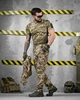 Тактичний літній еластичний костюм 3 в 1 вітровка, штани, футболка Combat Force Пиксель M - зображення 4