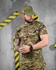 Тактична футболка Мультикам Flame з бавовни з поліестером тактичний одяг для активного відпочинку S - зображення 1