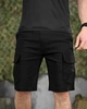Тактичні шорти Combat Tactical Black XXL - зображення 1