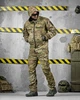 Тактический летний костюм Gecktar Мультикам армейская саржа с манжетами и липучками 48/50 - изображение 1