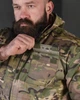 Тактичний костюм Defender Мультикам з футболкою, саржа, капюшон, пояс на резинці, манжети на хлястиках S - зображення 7