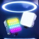 Аккумуляторный накамерный свет WL-R1 70 LED с регулируемой яркостью 7,5х7,5х3 см Черный (127-14-16451) - изображение 2