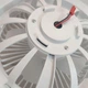 LED люстра вентилятор в патрон E27 30W з поворотним шарніром Білий (127-14-16453) - зображення 4