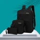 Рюкзак городской 3в1 BACKPACK с сумкой и кошельком многофункциональный дорожный комплект - изображение 1