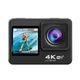 Водонепроницаемая экшн-камера 4К Ultra HD WiFi Aciton Camera, спортивная камера с пультом управления Черная WHQ-60-Black - изображение 5