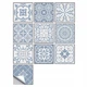 Самоклеящаяся ПВХ плитка Patchwork 20x20 см, 10 шт, водостойкие панели для стен и пола (0,4 м²) узор № 7 - изображение 1