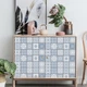 Самоклеящаяся ПВХ плитка Patchwork 20x20 см, 10 шт, водостойкие панели для стен и пола (0,4 м²) узор № 7 - изображение 5