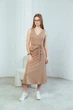Спідниця в рубчик 410BRI 2XL бежевий - изображение 5