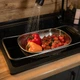 Дуршлаг-сито на раковину для мытья продуктов 34*23,5*9 см Серый - изображение 6