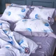 Комплект постельного белья MirSon Satin print Elit Azure Jay 160х220 (2200005394243) - изображение 1
