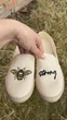 Женские слипоны ROXY бежевые пчелка Bee Strong, 38 - изображение 3
