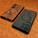 Шкіряний чохол LuxLeather MagCover для Samsung Galaxy S25 Ultra Коричневий (6120112) - зображення 8