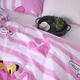 Простирадло MirSon Бязь Premium 17-0110 Pink Pantere 150х220 см (2200001608757) - зображення 4