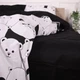 Простынь MirSon Бязь 17-4849 White bear 200x220 см (2200009583957) - изображение 1
