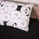 Простынь MirSon Бязь 17-4849 White bear 200x220 см (2200009583957) - изображение 3