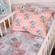 Простынь MirSon полуторная 150x220 см Kids Time 20-0028 Little girl Teddy бязь (2200009637933) - изображение 2