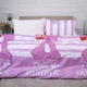Простынь MirSon Ranforce Elite 17-0110 Pink Pantere 150х220 см (2200004649429) - изображение 4
