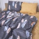 Простынь MirSon Бязь 17-0475-1 Desire Оранжевая Полуторная 150х220 см 100% Хлопок (2200008608972) - изображение 3