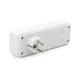 Розетка тройник с заземлением F103-White, 2 розетки+2USB+1Type-C, 2500W, 10A, 110-250V~Max, Blister - изображение 4