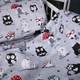 Наволочка MirSon Бязь Kids Time 17-0672 Silver Owlets 50х50 см (2200010184211) - изображение 4