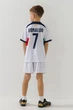 Футбольная форма для мальчика BLD ПОРТУГАЛИЯ RONALDO 140 см Белый - изображение 4
