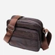 Сумка кросс-боди через плечо мужская из натуральной кожи Vintage leather-22940 Коричневая (ROZ6501092512) - изображение 3